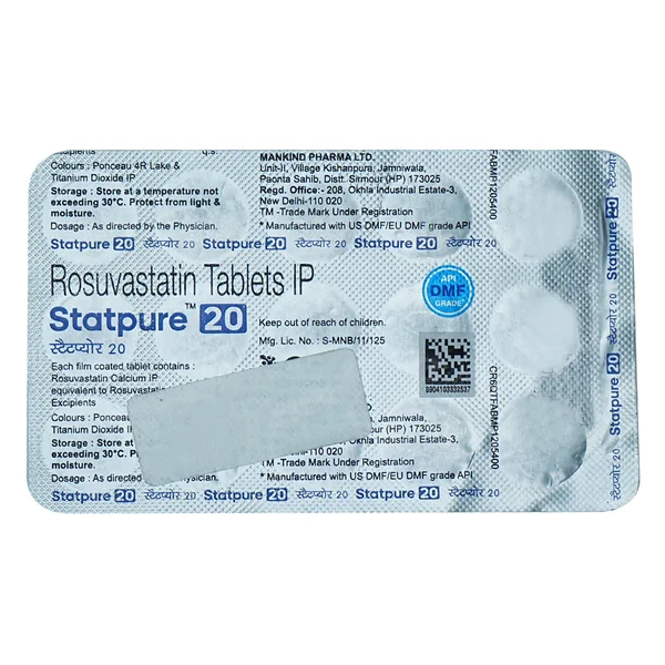 Statpure 20 Tablet 15's, Pack of 15 TABLETS