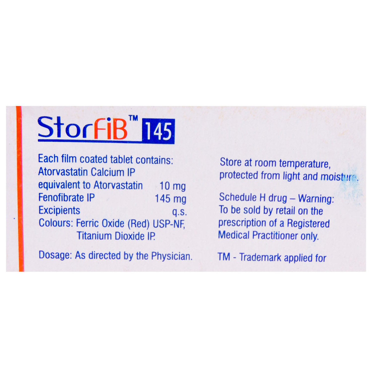 Storfib 145 Tablet 10's, Pack of 10 TABLETS Storfib 145 Tablet 10's, Pack of 10 TABLETS