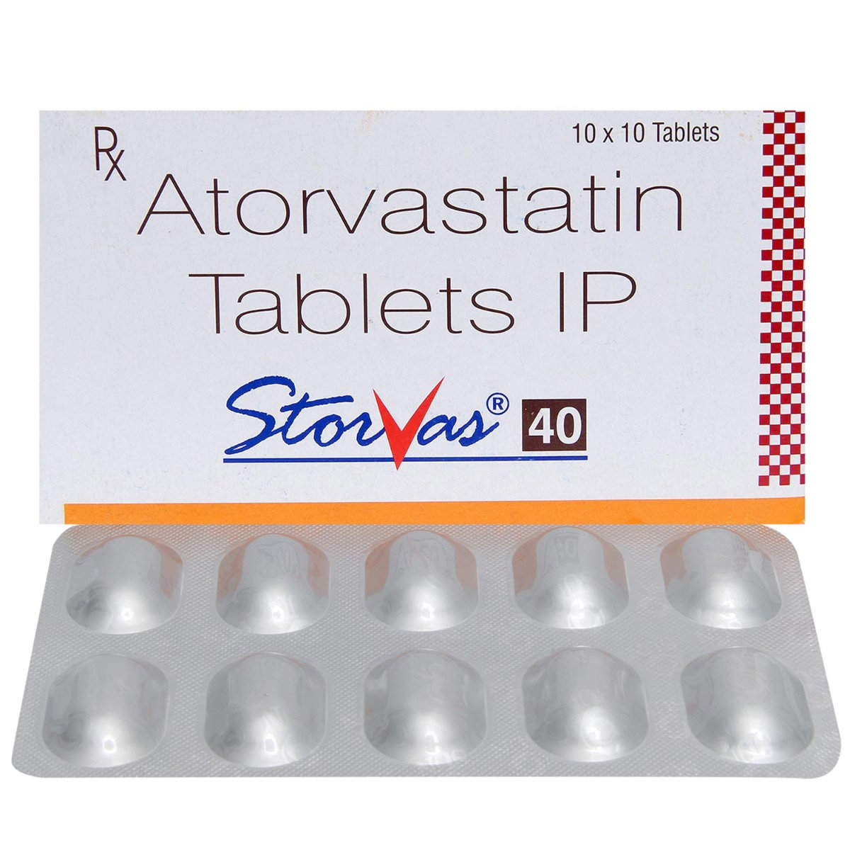 Storvas 40 Tablet 10's, Pack of 10 TABLETS Storvas 40 Tablet 10's, Pack of 10 TABLETS