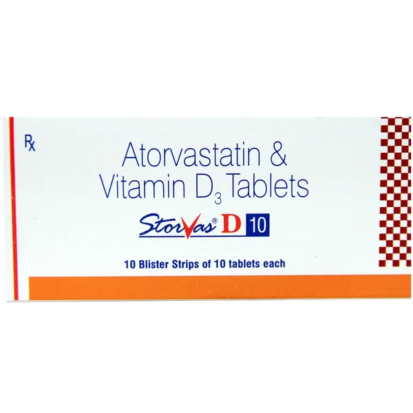 Storvas D 10 Tablet 10's, Pack of 10