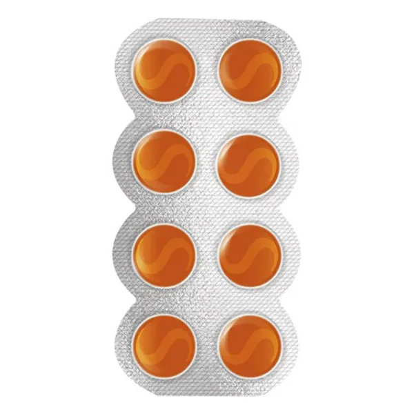 Strepsils Ginger &amp; Lemon Medicated Lozenges for Sore Throat, 8 Count, Pack of 8