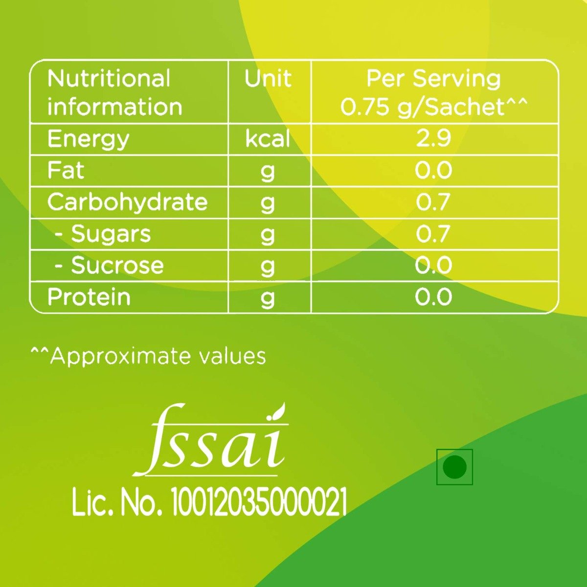 Sugar Free Natura Low Calorie Sugar Substitute, 100 Sachets, Pack of 1 Sugar Free Natura Low Calorie Sugar Substitute, 100 Sachets, Pack of 1