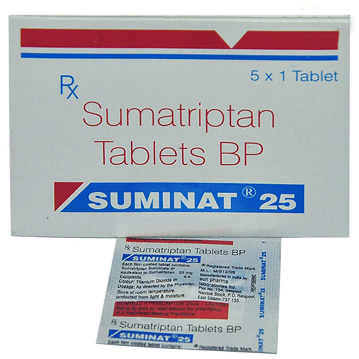 Suminat 25 Tablet 1's, Pack of 1 TABLET Suminat 25 Tablet 1's, Pack of 1 TABLET