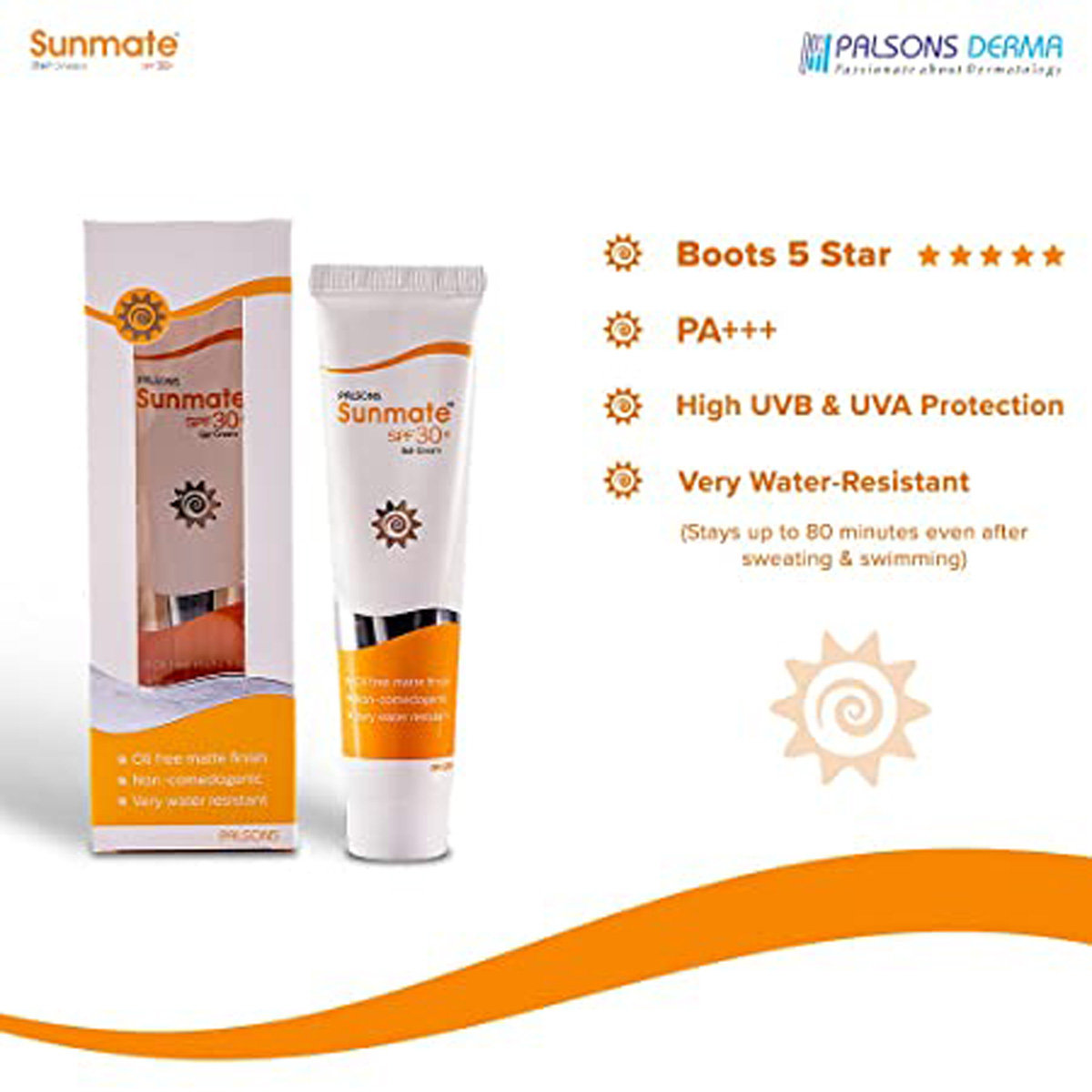 Sunmate Gel Cream SPF 30+, 30 gm, Pack of 1 Sunmate Gel Cream SPF 30+, 30 gm, Pack of 1