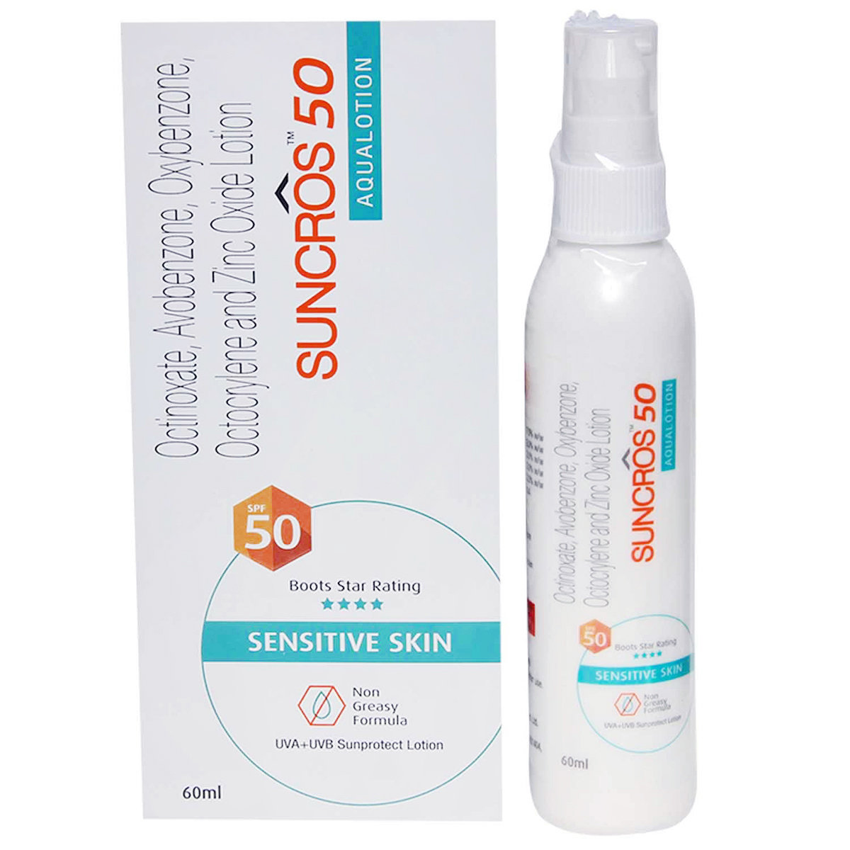 Suncros 50 Aqualotion 60 ml, Pack of 1 Suncros 50 Aqualotion 60 ml, Pack of 1