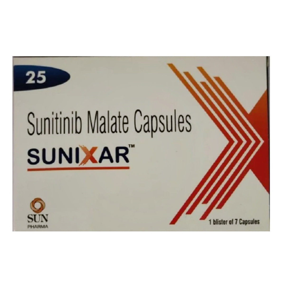 Sunixar 25 Capsule 7's, Pack of 7 CAPSULES Sunixar 25 Capsule 7's, Pack of 7 CAPSULES