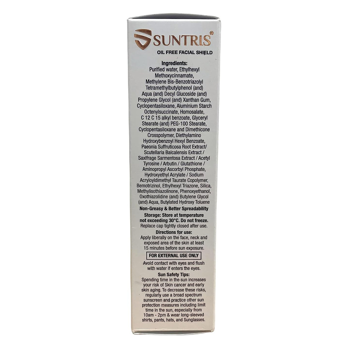 Suntris Oil Free SPF 40 PA+ Face Shield, 50 gm, Pack of 1 Suntris Oil Free SPF 40 PA+ Face Shield, 50 gm, Pack of 1