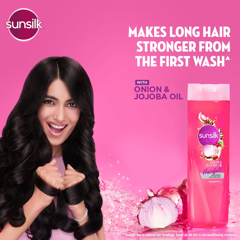Sunsilk Onion & Jojoba Oil Hairfall Shampoo, 195 ml, Pack of 1 Sunsilk Onion & Jojoba Oil Hairfall Shampoo, 195 ml, Pack of 1