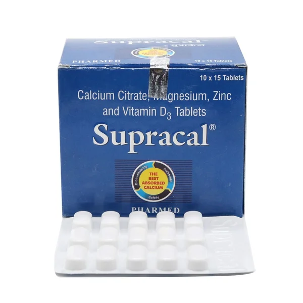 Supracal Tablet 15's, Pack of 15 TABLETS