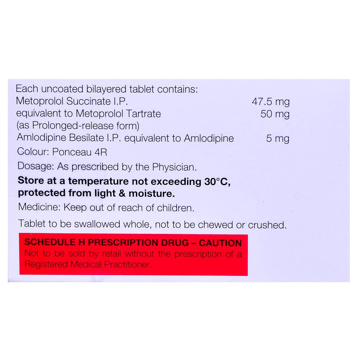 Supermet-AM Tablet 10's, Pack of 10 TABLETS Supermet-AM Tablet 10's, Pack of 10 TABLETS