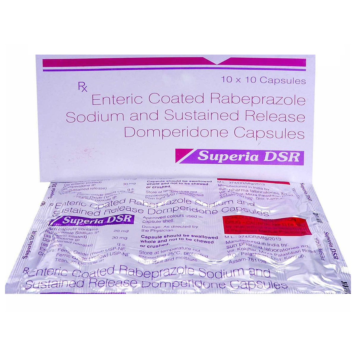 Superia DSR Capsule 10's, Pack of 10 Superia DSR Capsule 10's, Pack of 10