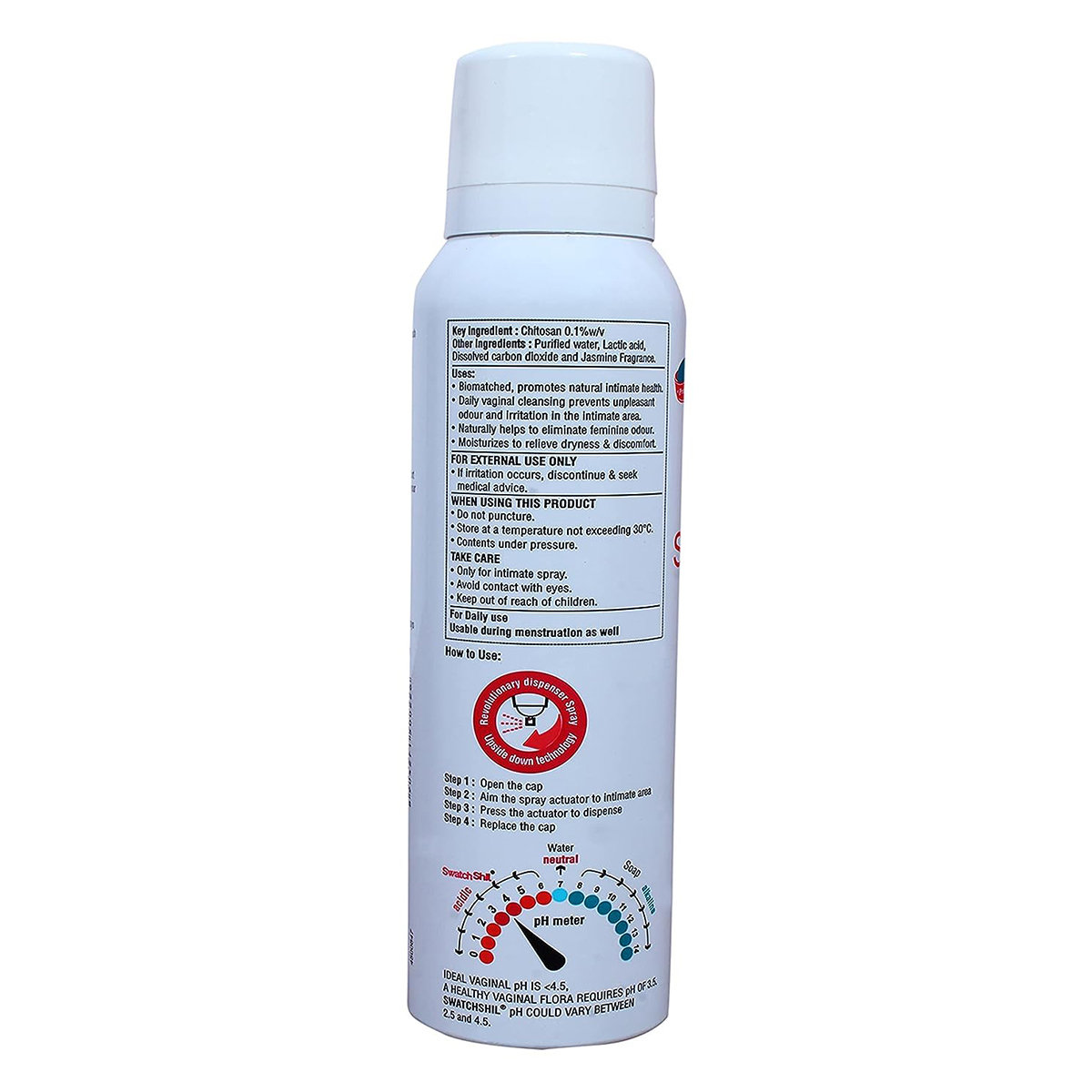 Swatch Shil Intimate Cleansing Spray 100 ml, Pack of 1 SPRAY Swatch Shil Intimate Cleansing Spray 100 ml, Pack of 1 SPRAY