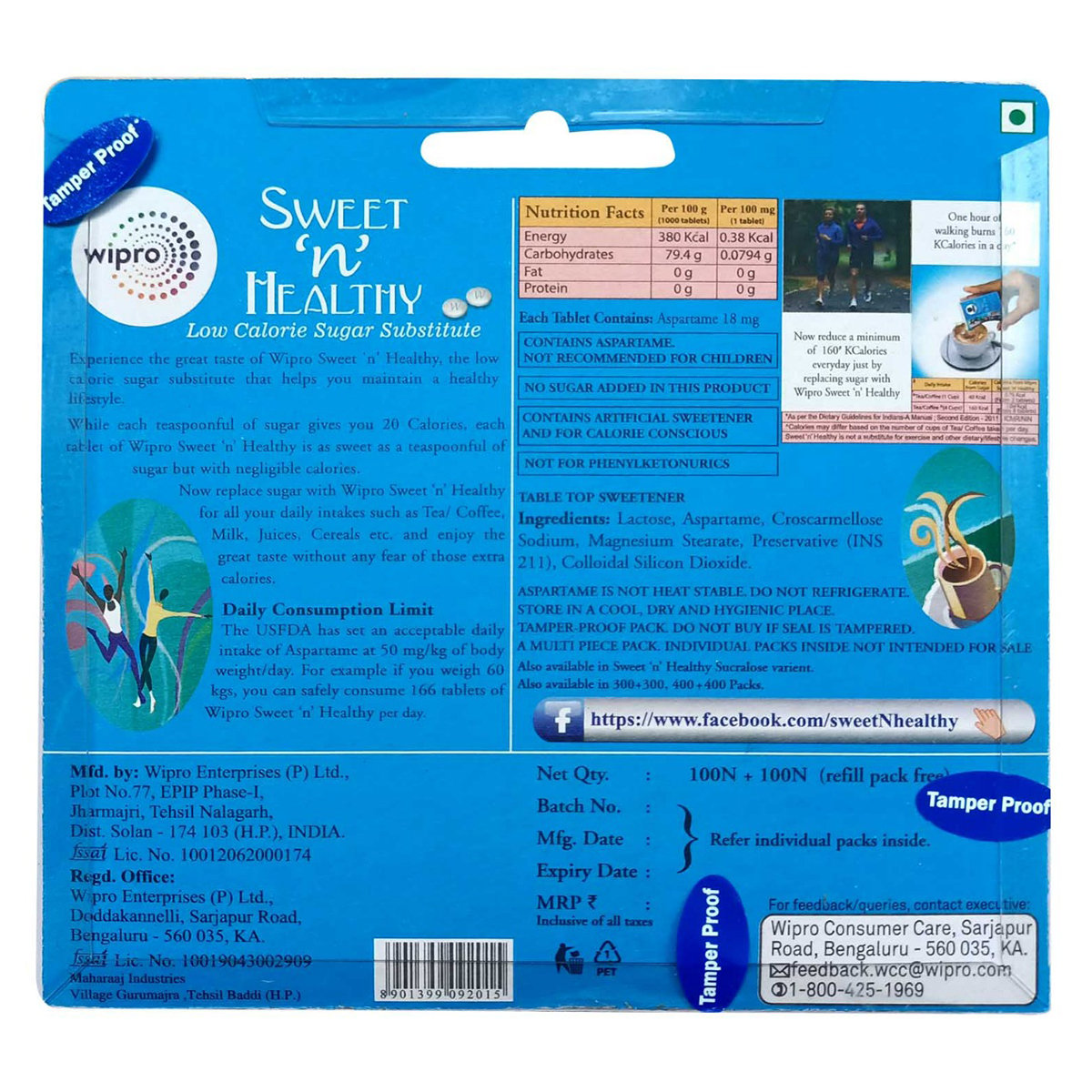 Sweet 'n' Healthy, 100 (Get 100 Tablets Free), Pack of 1 Sweet 'n' Healthy, 100 (Get 100 Tablets Free), Pack of 1