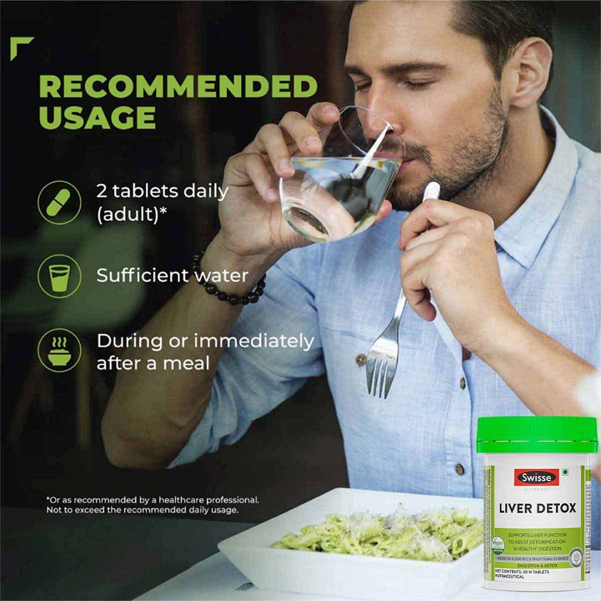 Swisse Ultiboost Liver Detox, 30 Tablets, Pack of 1 Swisse Ultiboost Liver Detox, 30 Tablets, Pack of 1