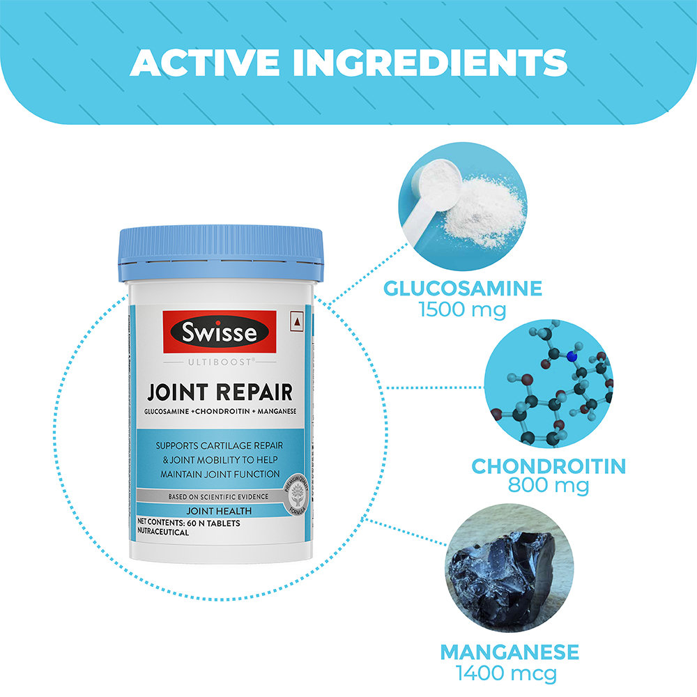 Swisse Ultiboost Joint Repair, 60 Tablets, Pack of 1 Swisse Ultiboost Joint Repair, 60 Tablets, Pack of 1