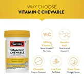 Swisse Ultiboost Vitamin C Chewable Orange Flavour, 110 Tablets, Pack of 1