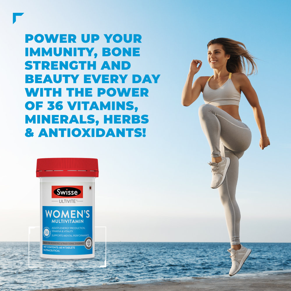 Swisse Ultivite Women's Multivitamin, 60 Tablet, Pack of 1 Swisse Ultivite Women's Multivitamin, 60 Tablet, Pack of 1