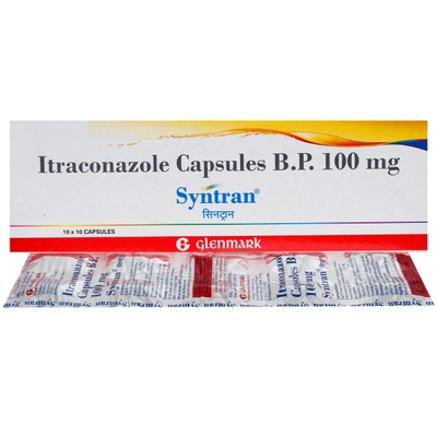 Syntran 100 Capsule 10's, Pack of 10 CAPSULES