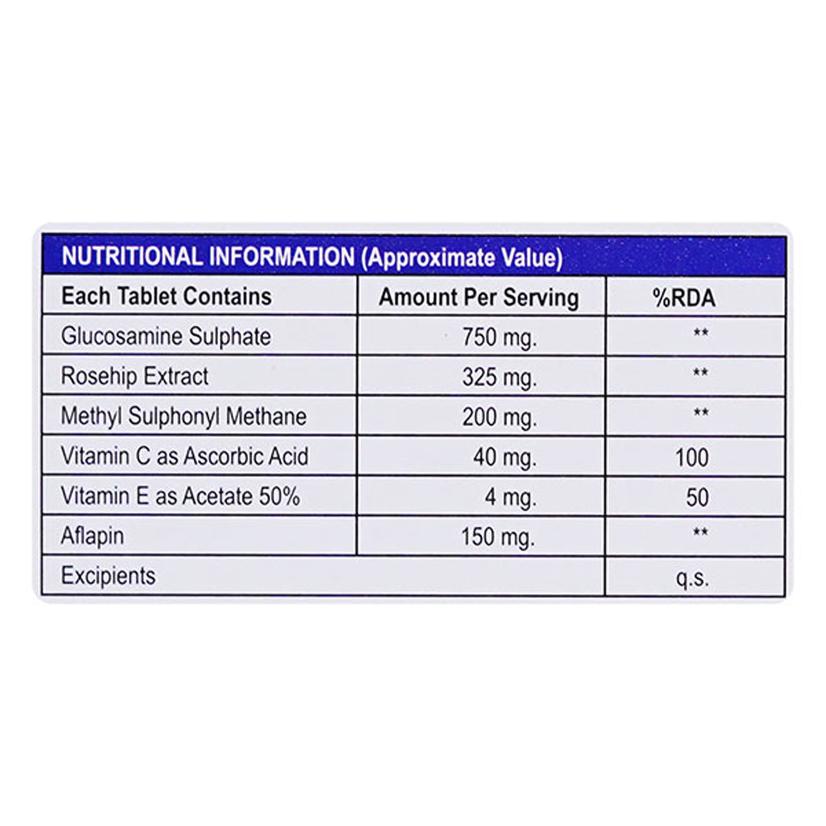 Synoflex Tab 10'S, Pack of 10 Synoflex Tab 10'S, Pack of 10
