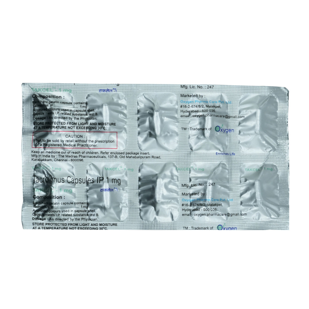 Tacronix-2 Capsule 10's, Pack of 10 CapsuleS Tacronix-2 Capsule 10's, Pack of 10 CapsuleS
