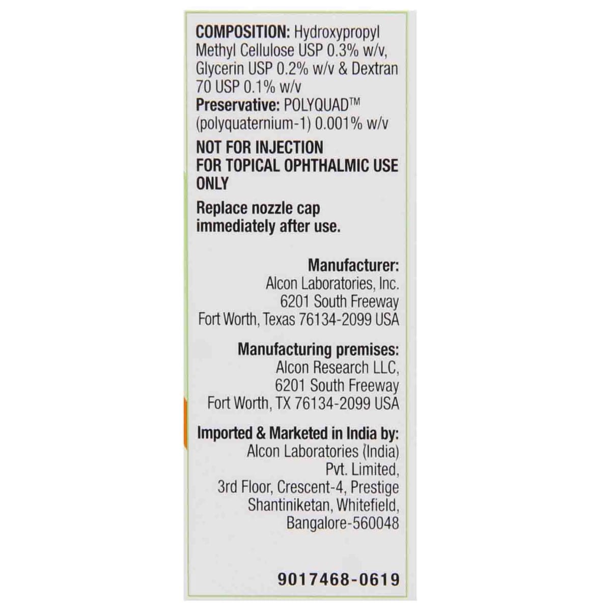 Tears Naturale Forte Drops 10 ml, Pack of 1 EYE DROPS Tears Naturale Forte Drops 10 ml, Pack of 1 EYE DROPS