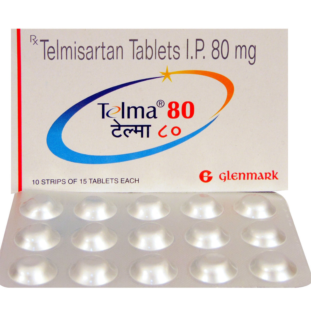 Telma 80 Tablet 15's, Pack of 15 TABLETS Telma 80 Tablet 15's, Pack of 15 TABLETS