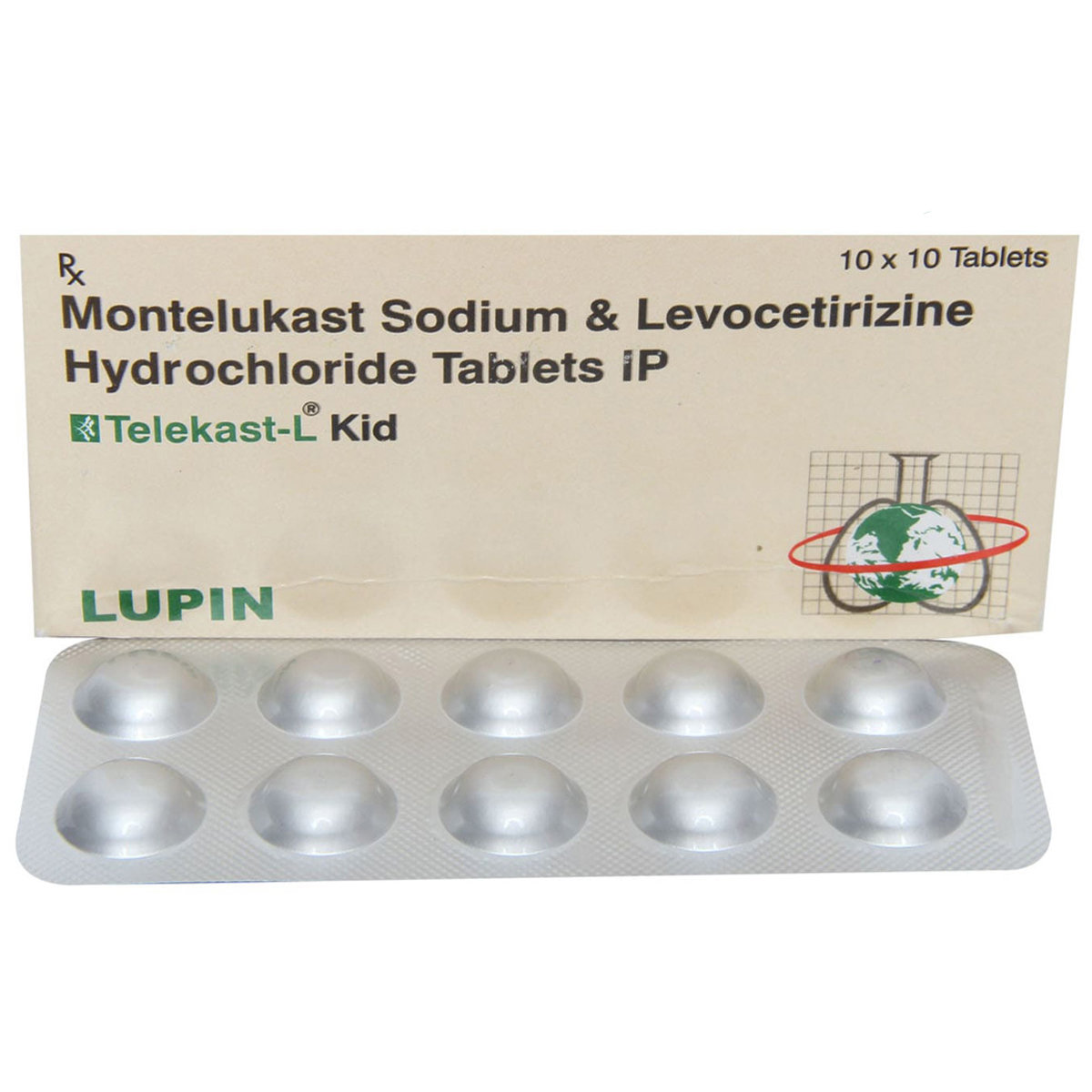 Telekast-L Kid Tablet 10's, Pack of 10 TABLETS Telekast-L Kid Tablet 10's, Pack of 10 TABLETS