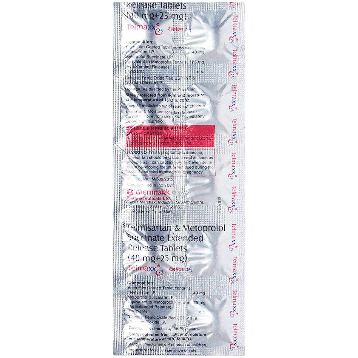 Telmaxx 25 Tablet 10's, Pack of 10 Telmaxx 25 Tablet 10's, Pack of 10