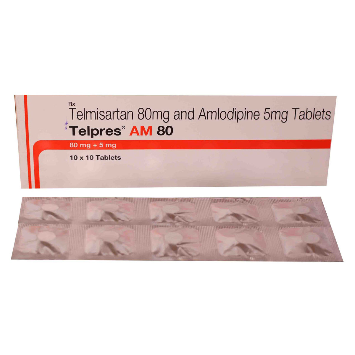 Telpres AM 80 Tablet 10's, Pack of 10 Telpres AM 80 Tablet 10's, Pack of 10