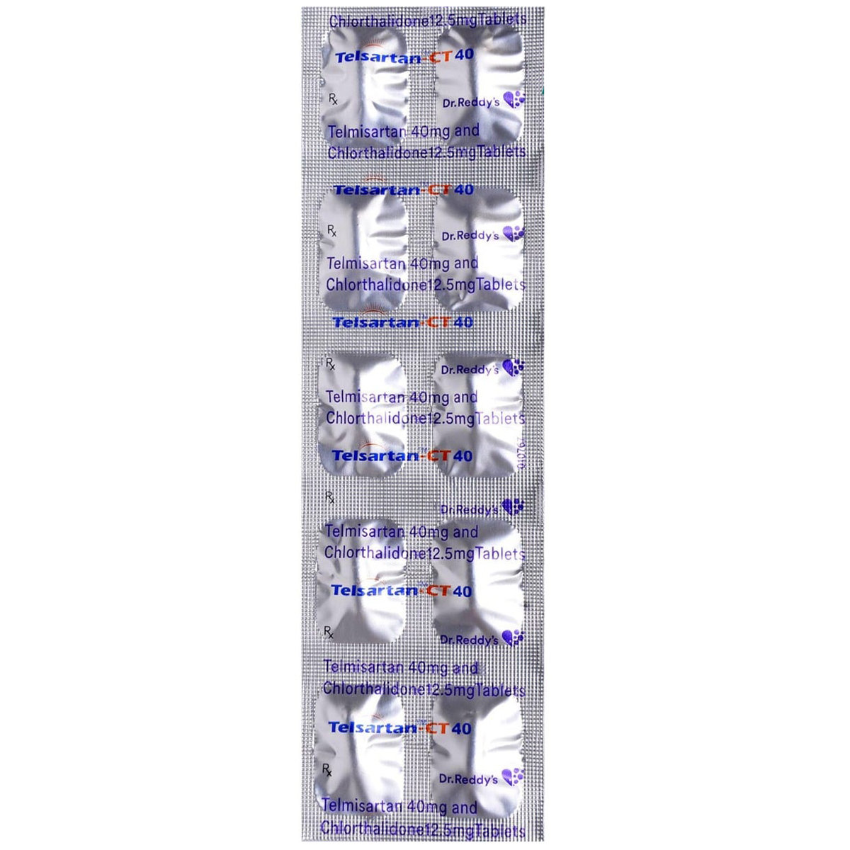 Telsartan-CT 40 Tablet 10's, Pack of 10 Telsartan-CT 40 Tablet 10's, Pack of 10