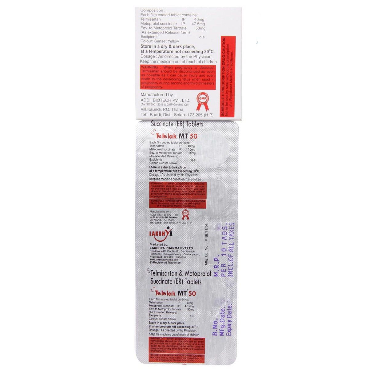 Telelak MT 50 Tablet 10's, Pack of 10 Telelak MT 50 Tablet 10's, Pack of 10