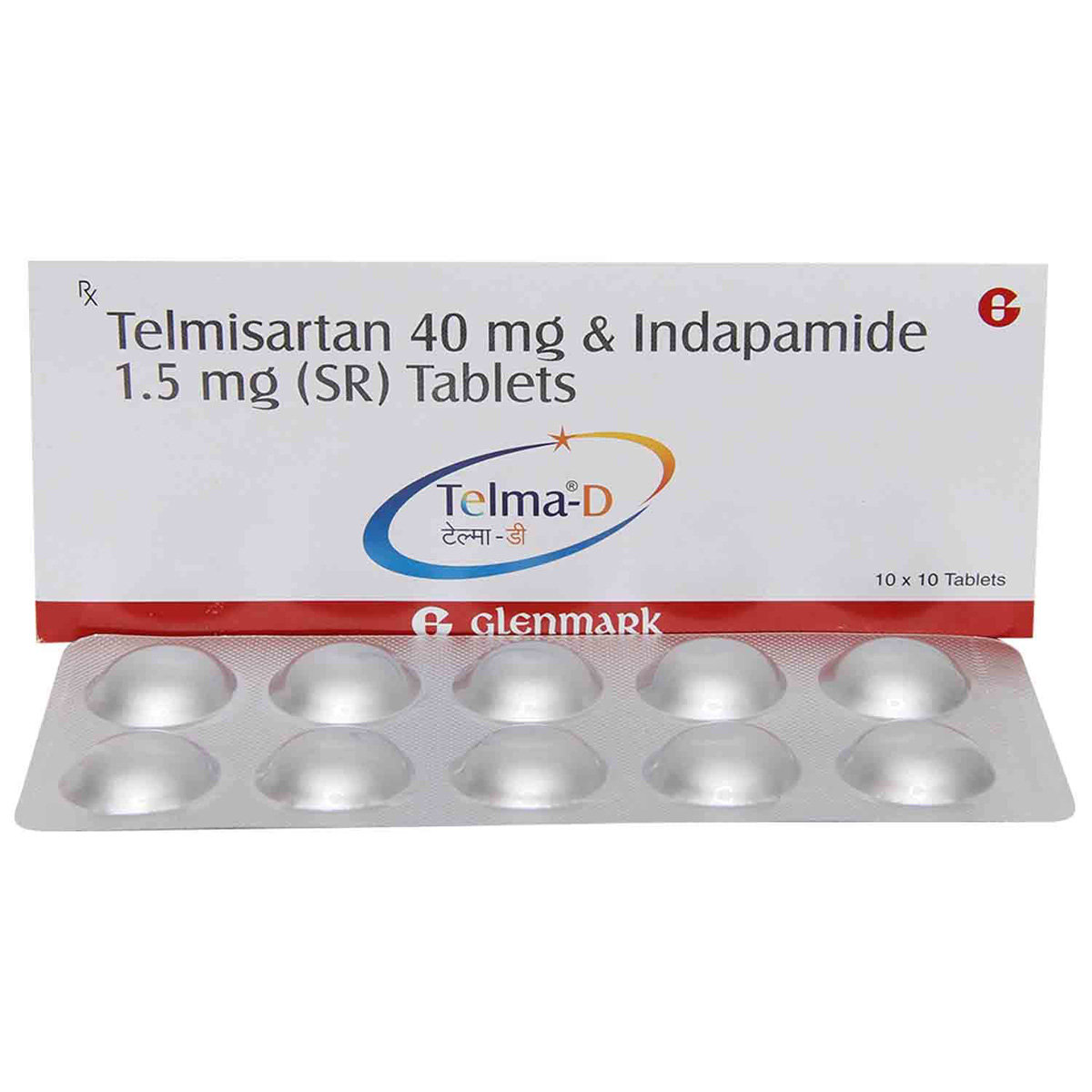 Telma D Tablet 10's, Pack of 10 TABLETS Telma D Tablet 10's, Pack of 10 TABLETS