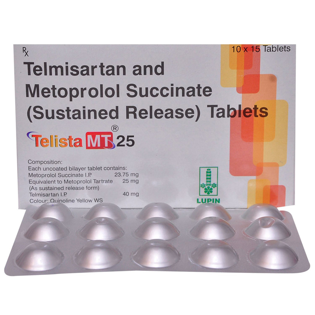 Telista MT 25 Tablet 15's, Pack of 15 TABLETS Telista MT 25 Tablet 15's, Pack of 15 TABLETS