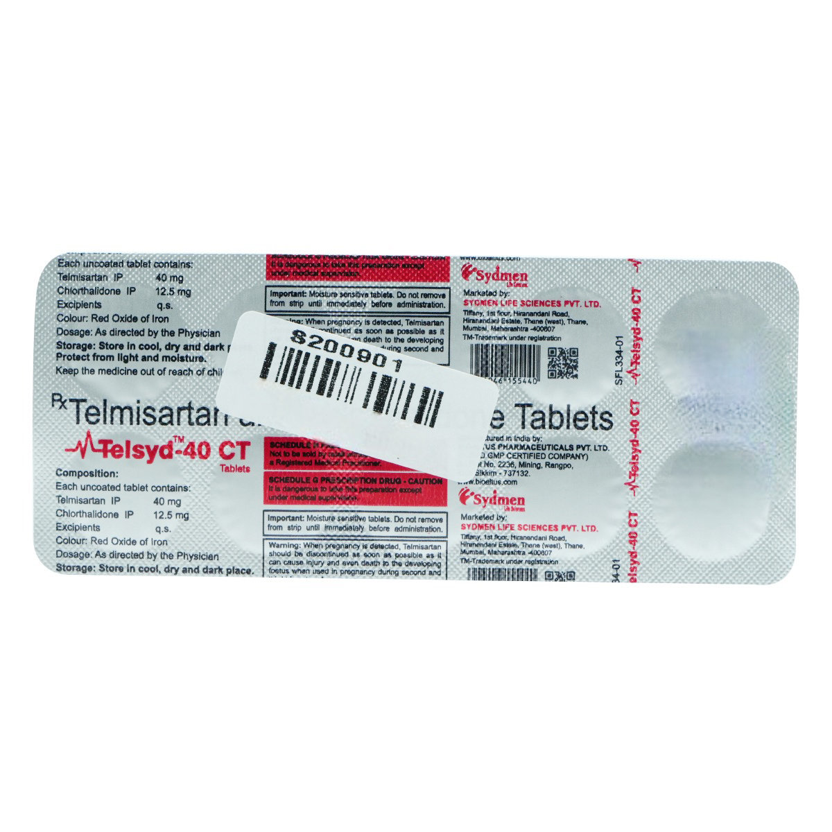 Telsyd-40 CT Tablet 10's, Pack of 10 Telsyd-40 CT Tablet 10's, Pack of 10