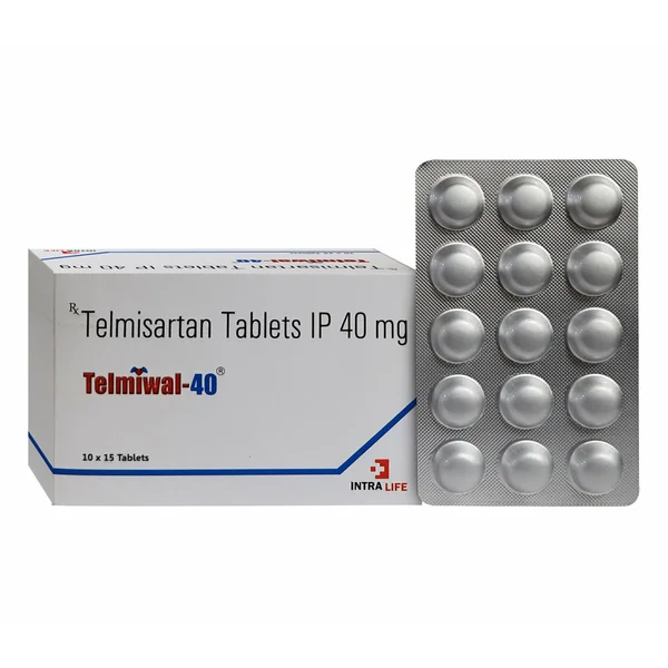 Telmiwal-40 Tablet 15's, Pack of 15 TabletS
