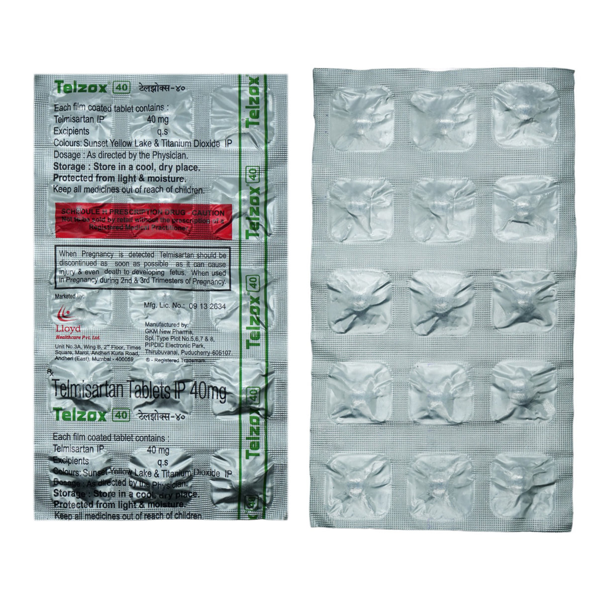 Telzox 40 Tablet 15's, Pack of 15 TabletS Telzox 40 Tablet 15's, Pack of 15 TabletS