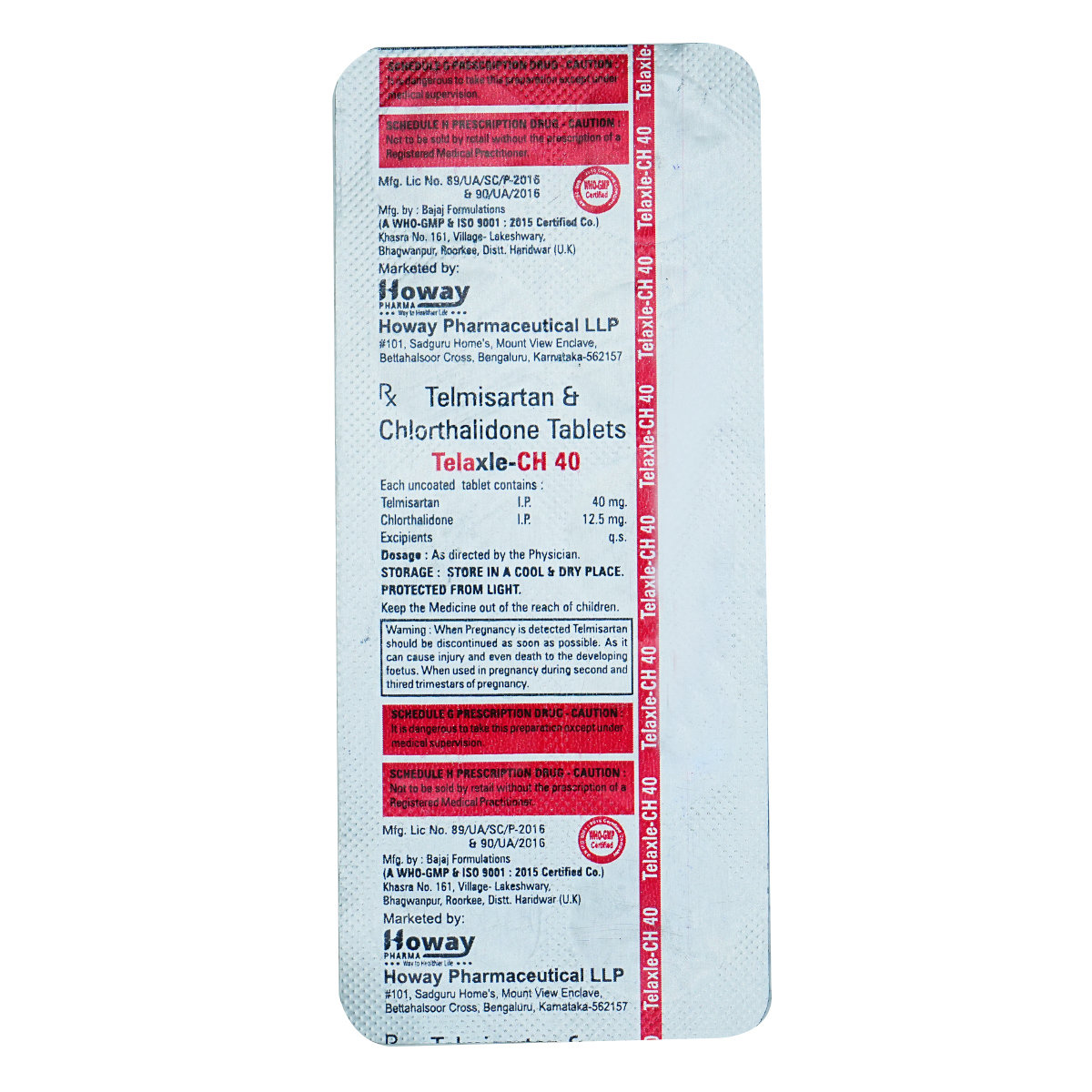 Telaxle-CH 40 Tablet 10's, Pack of 10 TabletS Telaxle-CH 40 Tablet 10's, Pack of 10 TabletS