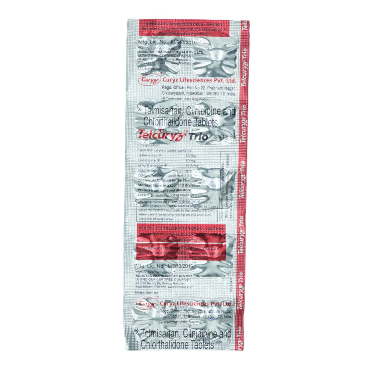 Telcuryz Trio Tablet 10's, Pack of 10 Telcuryz Trio Tablet 10's, Pack of 10