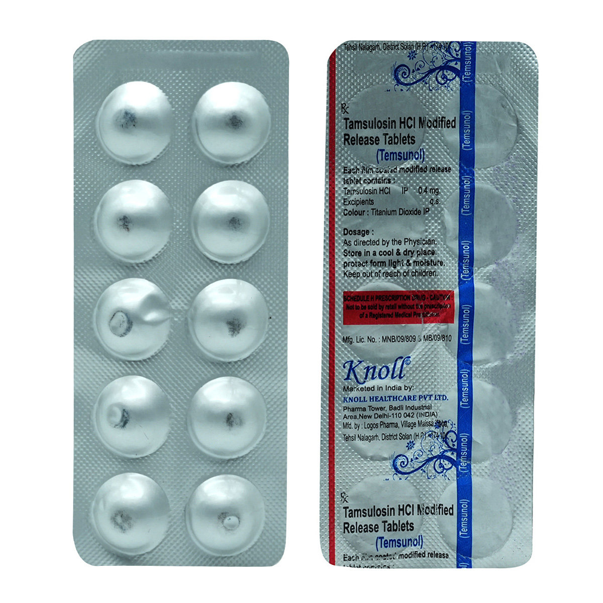 Temsunol 0.4Mg Mr Tablet 10'S, Pack of 10 TabletS Temsunol 0.4Mg Mr Tablet 10'S, Pack of 10 TabletS