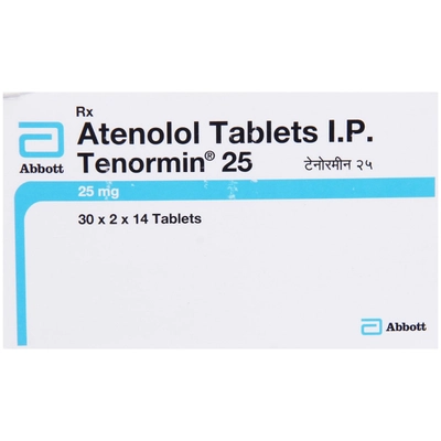 Tenormin 25 Tablet 14's, Pack of 14 TABLETS