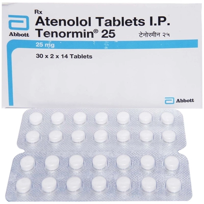 Tenormin 25 Tablet 14's, Pack of 14 TABLETS