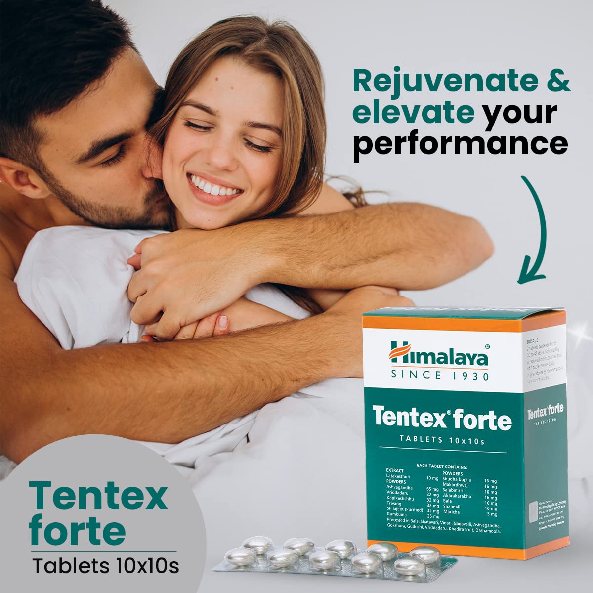 Himalaya Tentex Forte, 10 Tablets, Pack of 10 Himalaya Tentex Forte, 10 Tablets, Pack of 10
