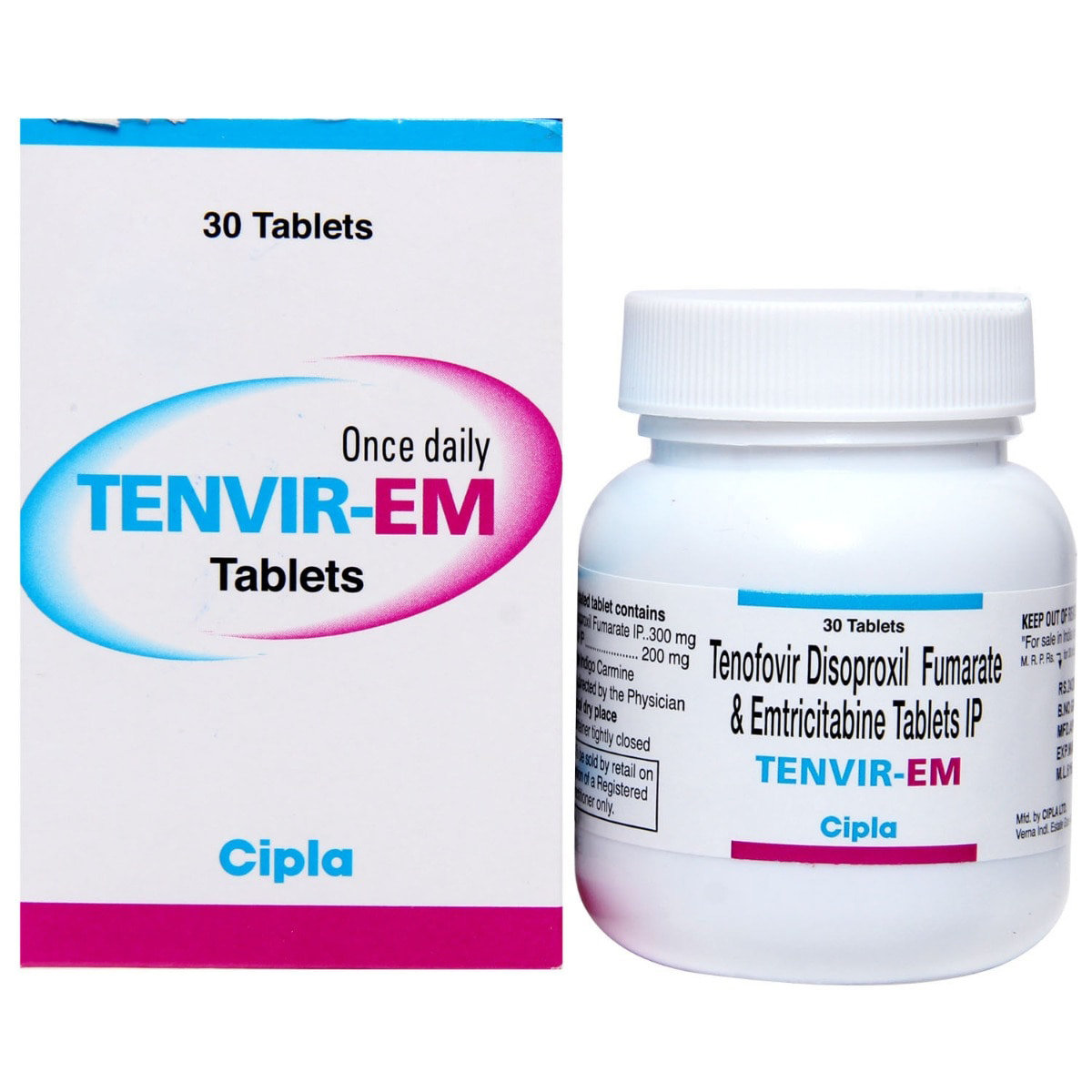 Tenvir-EM Tablet 30's, Pack of 1 TABLET Tenvir-EM Tablet 30's, Pack of 1 TABLET