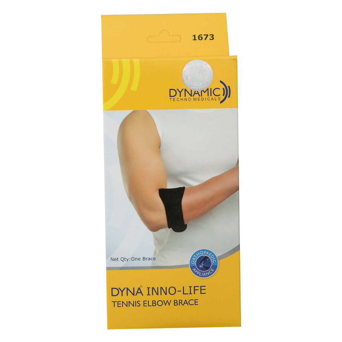 Dyna Tennis Elbow Brace Size 1 Universal,1 Count, Pack of 1 Dyna Tennis Elbow Brace Size 1 Universal,1 Count, Pack of 1