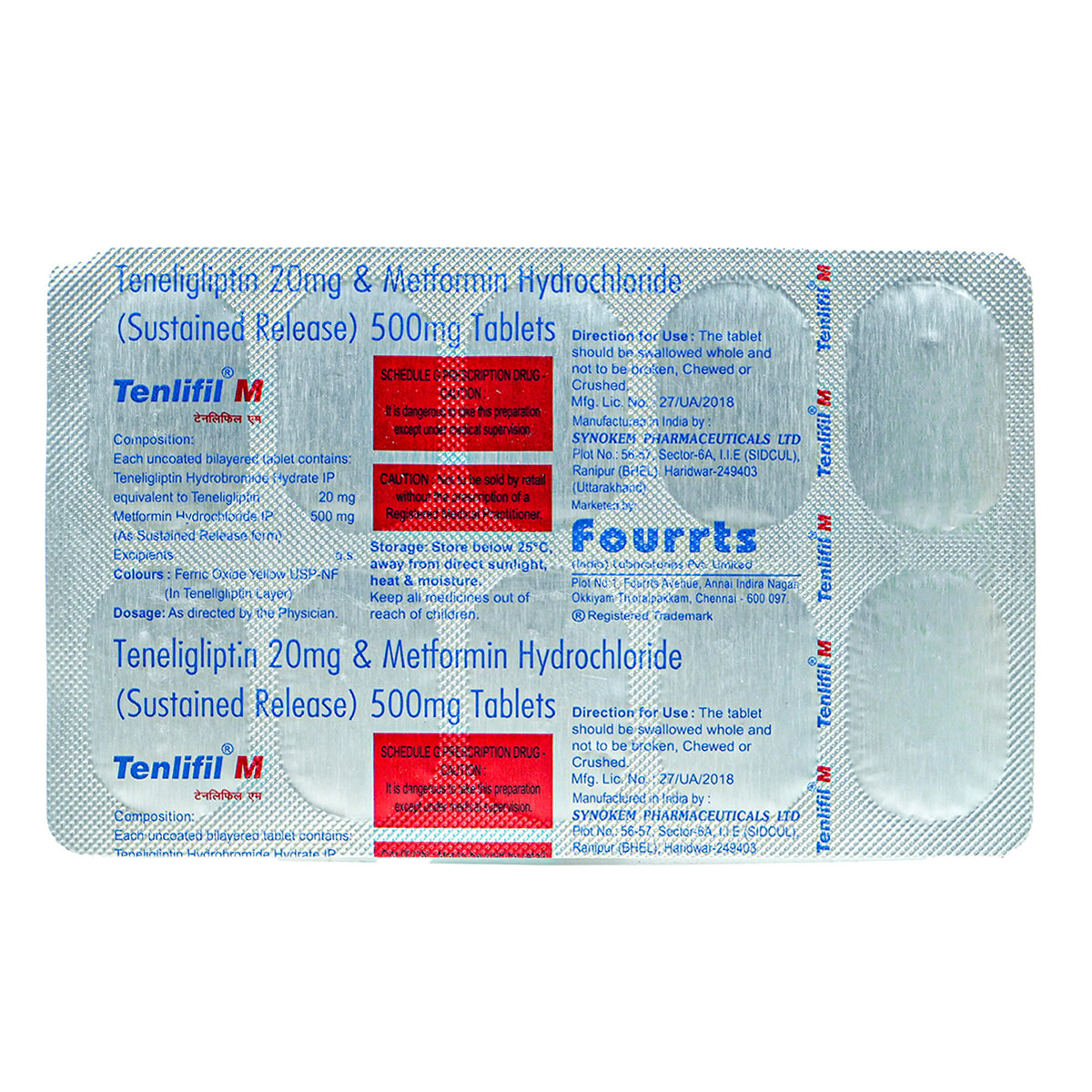 Tenlifil M Tablet 10's, Pack of 10 TABLETS Tenlifil M Tablet 10's, Pack of 10 TABLETS