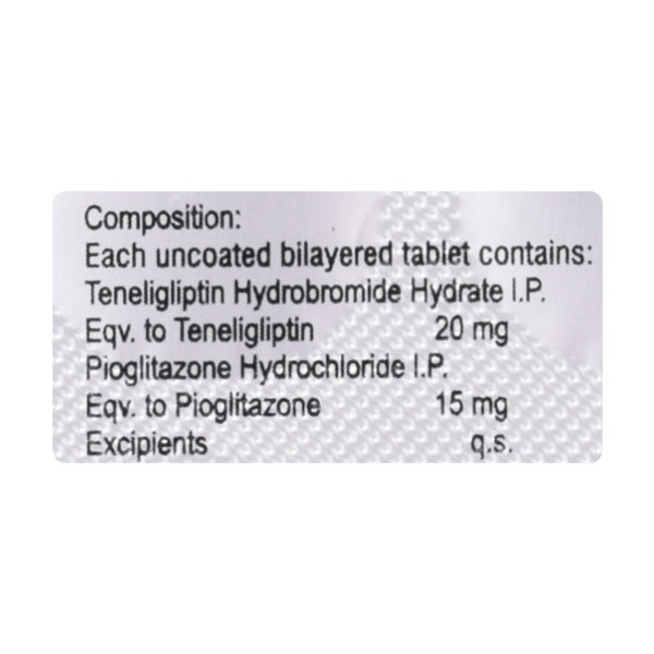 Tendia-P Tablet 15's, Pack of 15 TabletS Tendia-P Tablet 15's, Pack of 15 TabletS