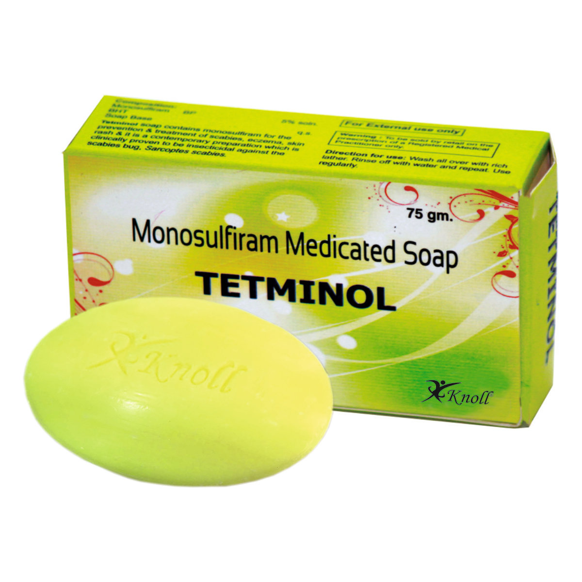 Tetminol Soap 75 gm | Monosulfirum | Medicate Soap | For Scabies, Eczema & Skin Rash, Pack of 1 Tetminol Soap 75 gm | Monosulfirum | Medicate Soap | For Scabies, Eczema & Skin Rash, Pack of 1