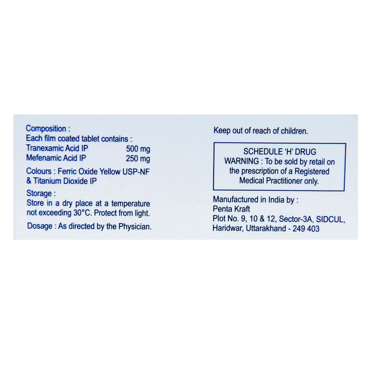 Texakind-MF Tablet 10's, Pack of 10 Texakind-MF Tablet 10's, Pack of 10