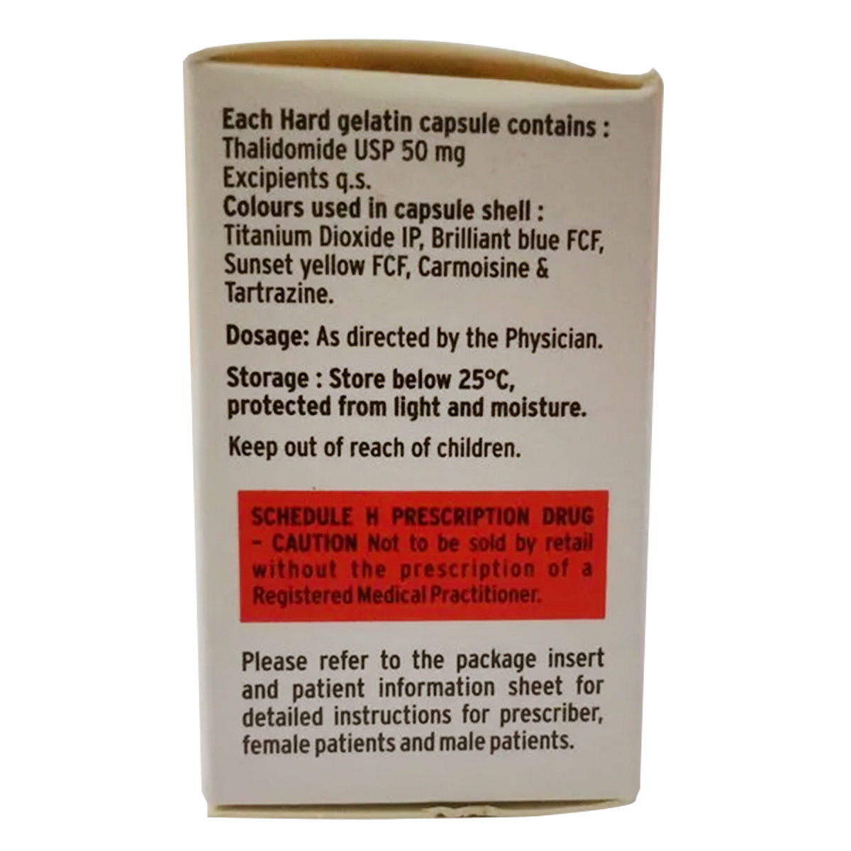 Thalix 50 Capsule 10's, Pack of 10 CAPSULES Thalix 50 Capsule 10's, Pack of 10 CAPSULES