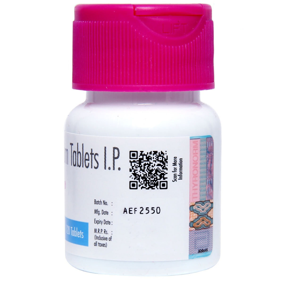 Thyronorm 75 mcg Tablet 120's, Pack of 1 TABLET Thyronorm 75 mcg Tablet 120's, Pack of 1 TABLET